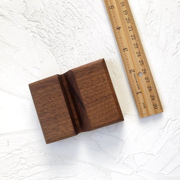 Wooden Bracelet Display Black Walnut Wood - Picture 3 of 3